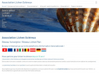 lichensclereux.ch Webseite Vorschau