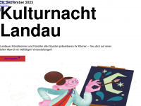 kulturnacht-landau.de Webseite Vorschau