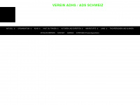 adhs-ads-schweiz.ch Webseite Vorschau
