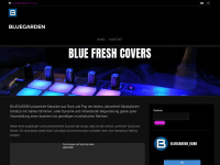 bluegarden-music.de Webseite Vorschau