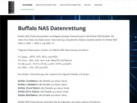 buffalo-nas-datenrettung.de Webseite Vorschau