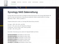 synology-nas-datenrettung.de Webseite Vorschau