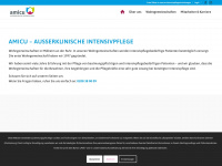 amicu-intensivpflege.de Webseite Vorschau
