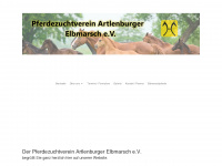 pferdezuchtverein-artlenburger-elbmarsch.de Webseite Vorschau