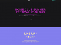 noiseclubfestival.de Webseite Vorschau