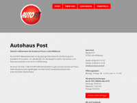 autohaus-post.de Webseite Vorschau