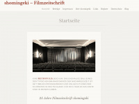 shomingekionline.org Webseite Vorschau