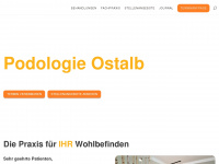 podologie-ostalb.de Webseite Vorschau