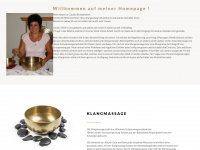 klangmassage.co.at Webseite Vorschau