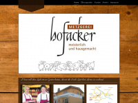 metzgerei-hofacker.de Webseite Vorschau