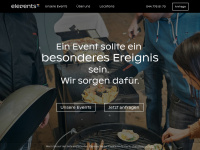 elevents.ch Webseite Vorschau