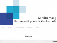 maag-platten.ch Webseite Vorschau