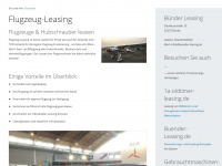 flugzeug-leasing.com Webseite Vorschau