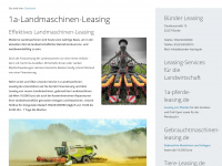 1a-landmaschinen-leasing.de Webseite Vorschau