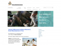 monis-waescherei.com Webseite Vorschau
