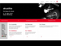 akustika-nuernberg.de Webseite Vorschau