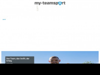 my-teamsport.de Webseite Vorschau