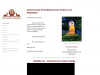 samadhi-sangha.de Webseite Vorschau