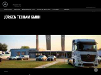 mercedes-benz-trucks-techam.de Webseite Vorschau