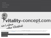 vitality-concept.com Webseite Vorschau