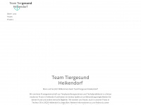 teamtiergesund-heikendorf.de Webseite Vorschau