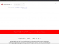 sanoviva-shop.de Webseite Vorschau