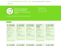 zahnarztnotdienst-regionweissenfels.de Webseite Vorschau