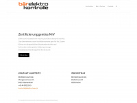 baerelektrokontrolle.ch Webseite Vorschau