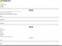 testlinecd.cz Webseite Vorschau