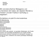 webagenturberlin.com Webseite Vorschau