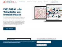 exploreal.at Webseite Vorschau
