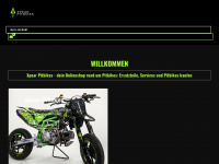 xpear-pitbikes.de Webseite Vorschau