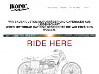 ikonic-bikes.com Webseite Vorschau