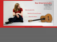 das-gitarrenstudio.de Webseite Vorschau