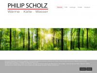 philip-scholz.de Webseite Vorschau