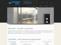 wenk-metallbau.com Webseite Vorschau