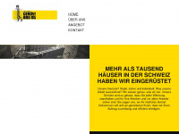 haller-gerüstbau.ch Webseite Vorschau