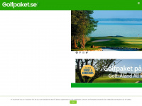 golfpaket.se Webseite Vorschau