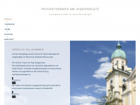psychotherapie-am-josephsplatz.de Webseite Vorschau