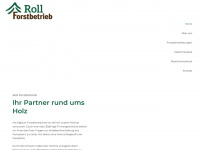 roll-forst.de Webseite Vorschau
