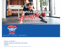 apollo-sport.de Webseite Vorschau