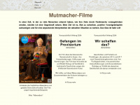 mutmacher-filme.de Webseite Vorschau