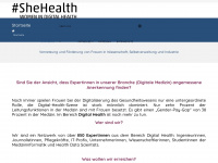shehealth.org Webseite Vorschau