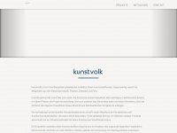 kunstvolk.com Webseite Vorschau