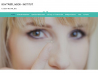kontaktlinsen-mayer.at Webseite Vorschau