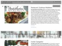 gasthaus-waldheim.at Webseite Vorschau