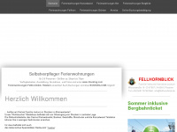 fellhornblick.com Webseite Vorschau