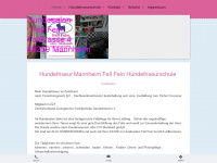 hundefriseurmannheim-fell-fein.de Webseite Vorschau