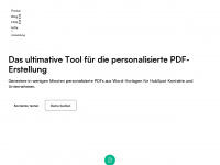 pdf-createmate.de Webseite Vorschau