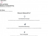 maturapro.at Webseite Vorschau
